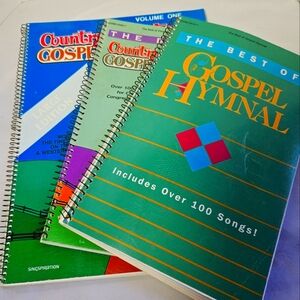 3 Vintage Gospel Hymnals
